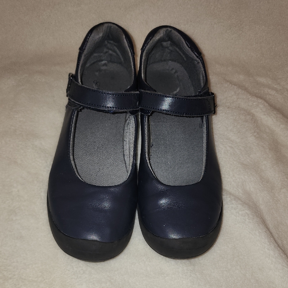 Girls Navy Mary Jane Shoes Size 5